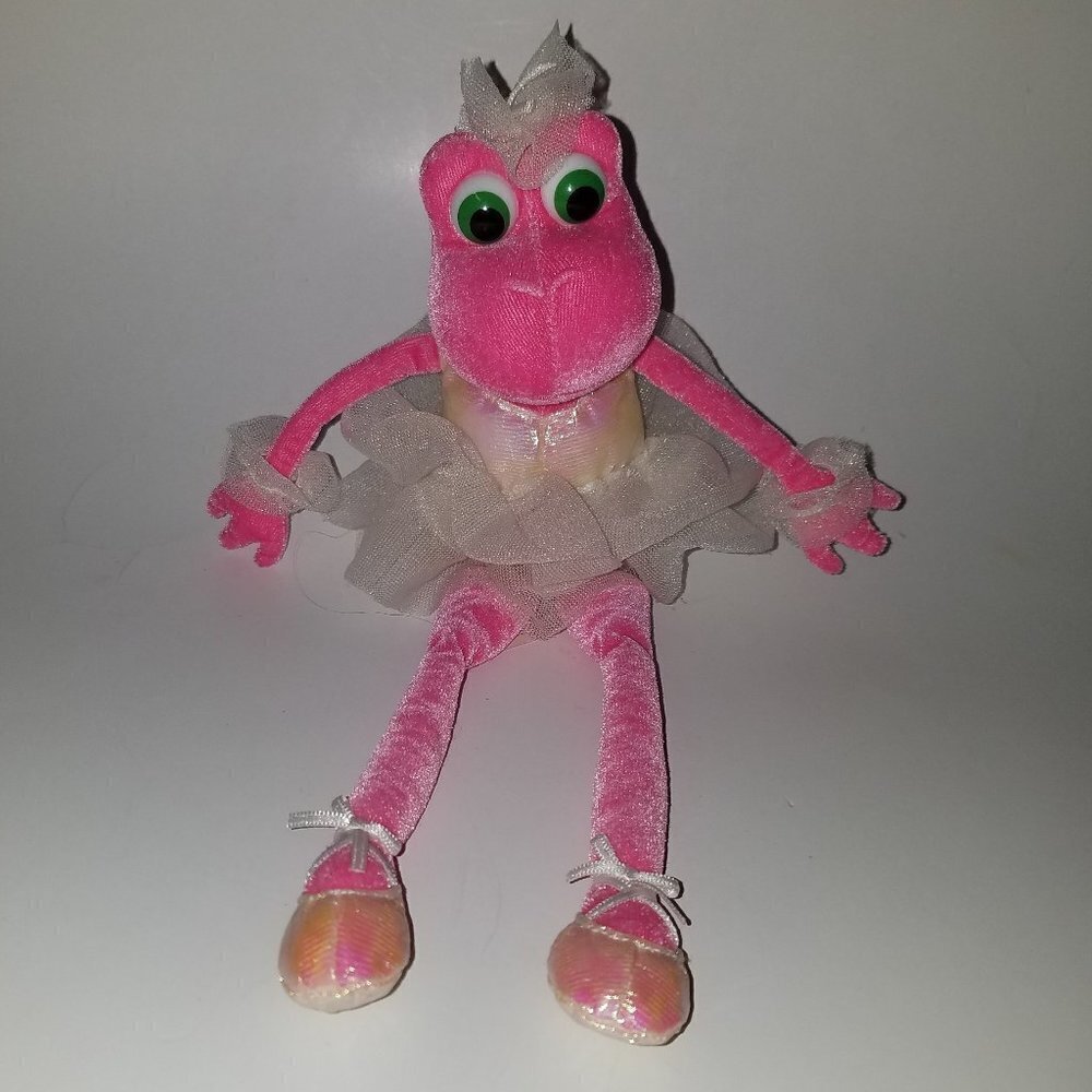 Russ Bettina Pink Frog Ballerina Plush Spring Recital Stuffed Animal Toy w/TAG